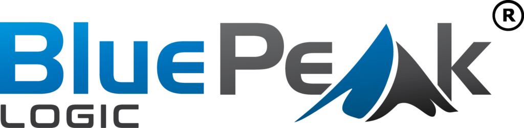 blue peak logic logo